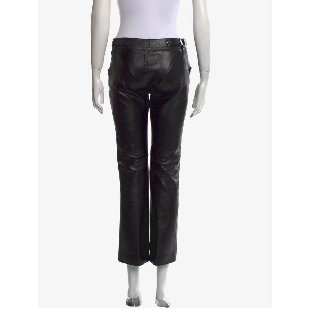 Gucci Leather Wide Leg Pants - Picture 3 of 3